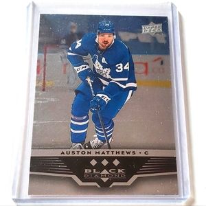 Auston Matthews Toronto Maple Leafs Black Diamond Upper Deck Extended 2021/22